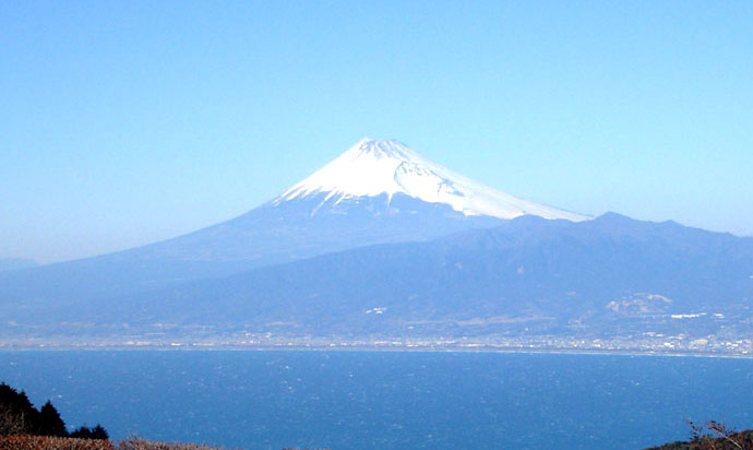だるま山からの富士山＜修善寺地区＞ Mount Fuji seen from Mount Daruma